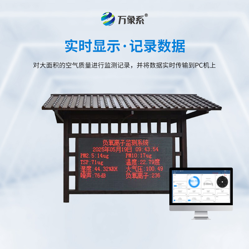 ??公園負(fù)氧離子氣象站如何量化清新度？